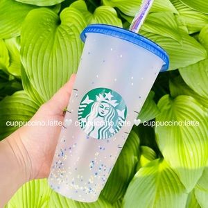 🌈NEW✨Starbucks 2023 Spring Color Changing Confetti Reusable Cold Cup